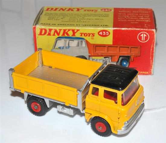 Appraisal: DINKY BEDFORD TK TIPPER YELLOW CAB WITH BLACK ROOF SILVER