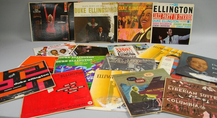 Appraisal: Thirteen Duke Ellington LP Records including Columbia two and in