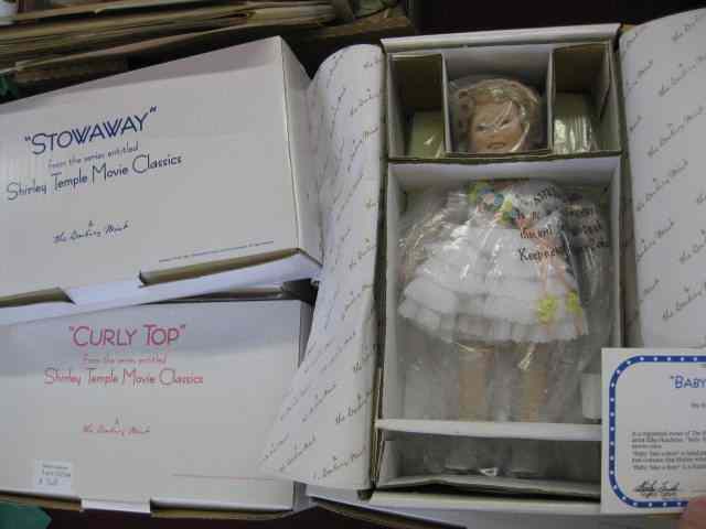 Appraisal: Shirley Temple Collector's Dolls DanburyMint all in boxes excellent