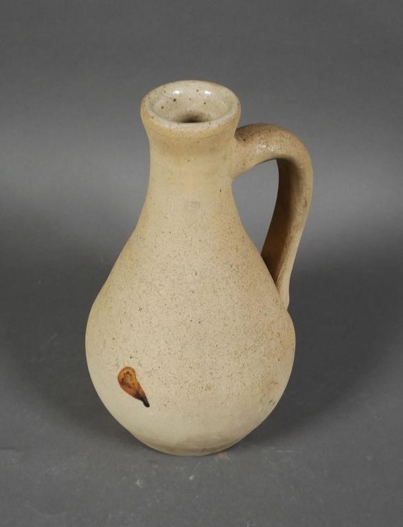 Appraisal: Handled stoneware jug CRARY POTTERY FLA with impressed mark under