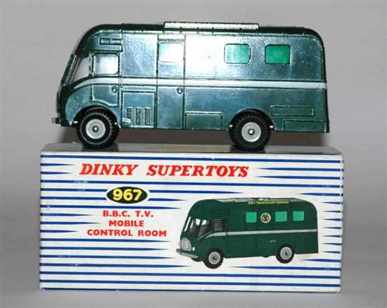 Appraisal: Dinky BBC Mobile Control Room green grey roof and Supertoy