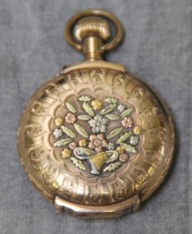 Appraisal: JEWELRY J Ackerman kt Gold Pocket Watch Jacob Ackerman New