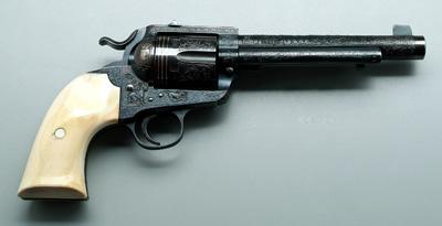 Appraisal: Colt Bisley revolver serial No in barrel ivory grips extensive