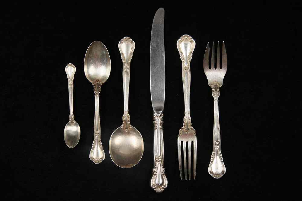 Appraisal: CASED STERLING SILVER FLATWARE SET - pc Gorham Sterling Silver