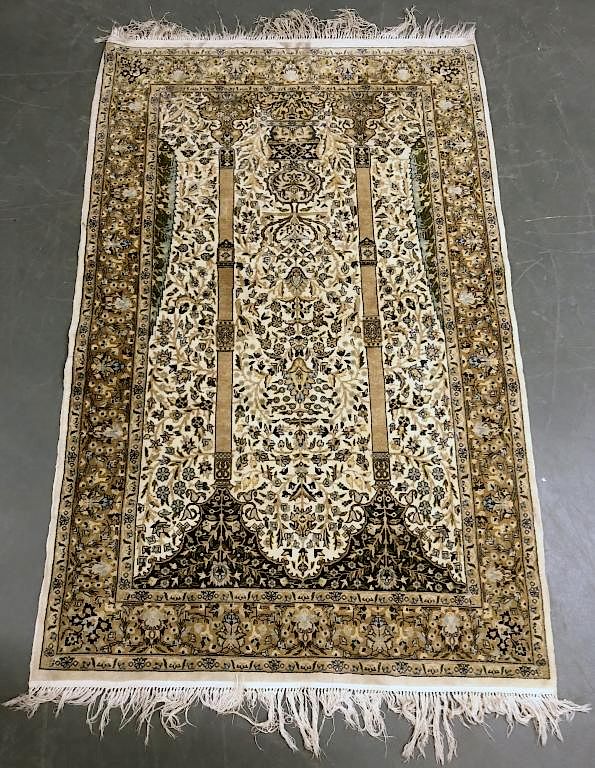 Appraisal: Persian Directional Carpet Persian directional carpet th c ' x