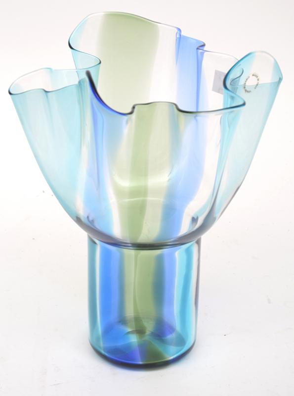 Appraisal: TIMO SARPANEVA - A FLUTED VASE TIMO SARPANEVA - A