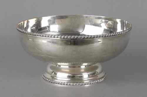 Appraisal: Baltimore sterling silver centerpiece bowl by Schofield Co h dia