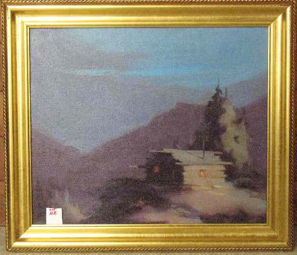 Appraisal: MERLIN GLEN ENABNIT OIL ON CANVAS Iowa - pupil of