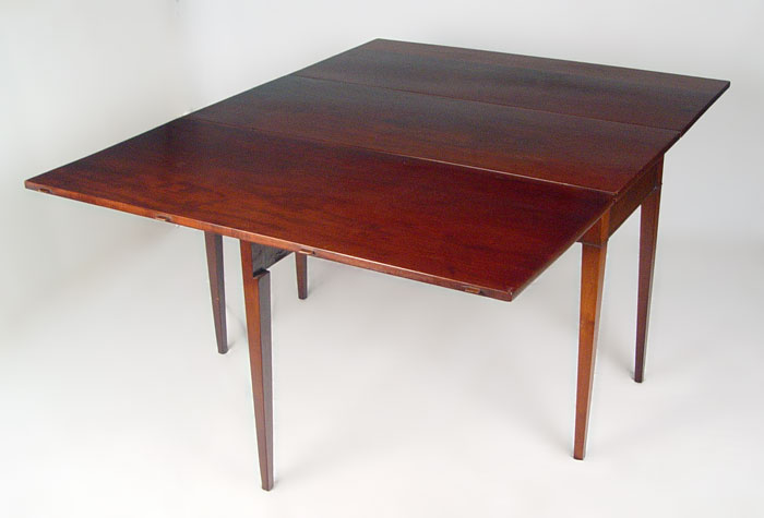 Appraisal: TH C MAHOGANY DROP LEAF DINING TABLE Ca - 'S