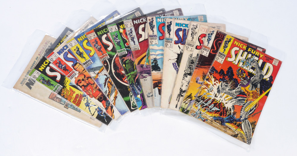 Appraisal: SILVER AGE NICK FURY OF SHIELD COMIC BOOKS Issues -