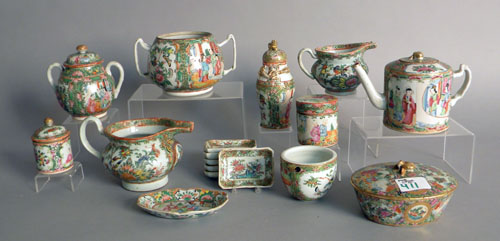 Appraisal: Group of famille rose export porcelain