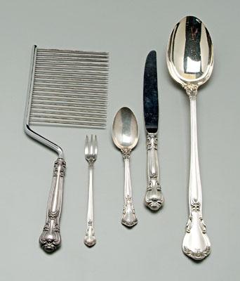 Appraisal: Gorham Chantilly sterling flatware pieces one with monogram oz T