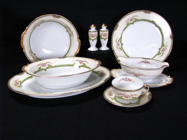 Appraisal: Set of Noritake Floreal China complete service for six plus