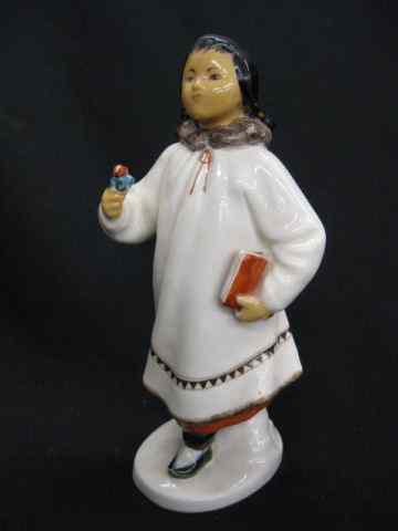 Appraisal: Russian Porcelain Figurine of a School Girl '' excellent