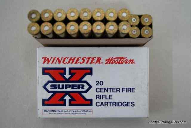 Appraisal: Winchester Western Win Mag Rifle AmmunitionBox with vintage Winchester Western