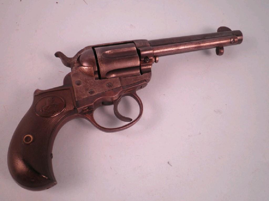 Appraisal: A Colt DA pistol impressed with various patent numbers the