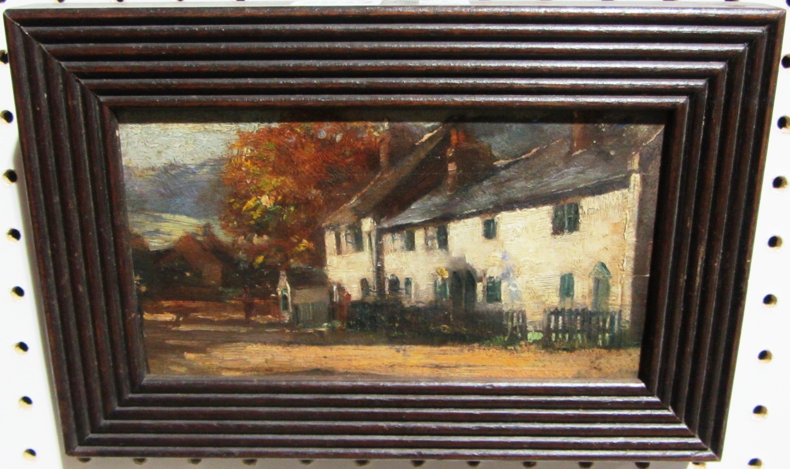 Appraisal: English School early th century Village scenes a pair oil