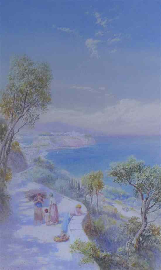 Appraisal: Charles Rowbotham - watercolour Monaco signed x in Estimate -