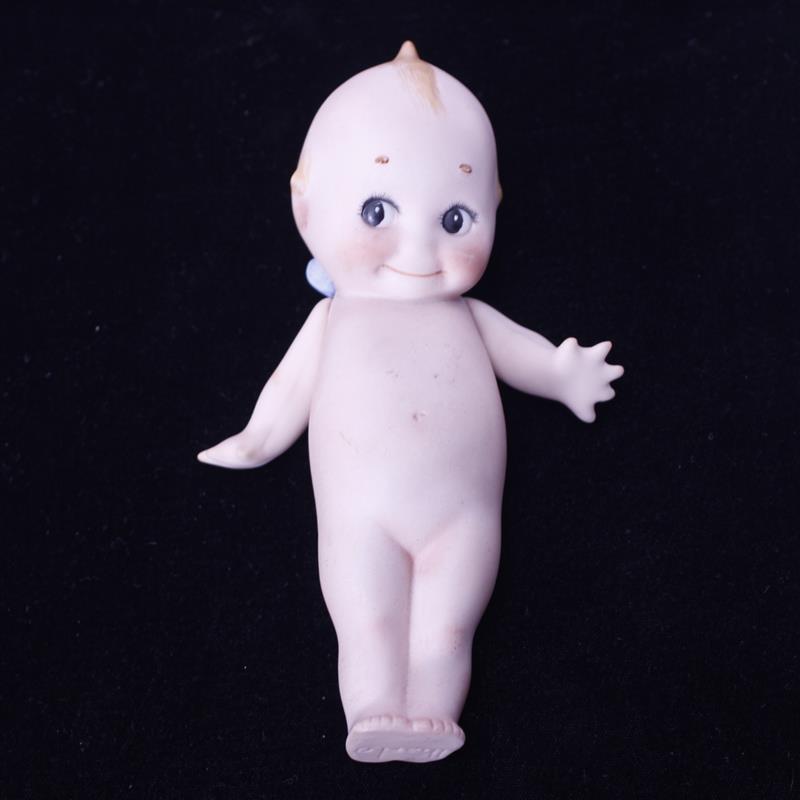 Appraisal: Rose O'Neill German all bisque kewpie doll with jointed arms