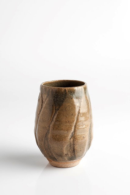 Appraisal: Katherine Pleydell-Bouverie British - Vaseceladon glaze with incised leaf motifimpressed