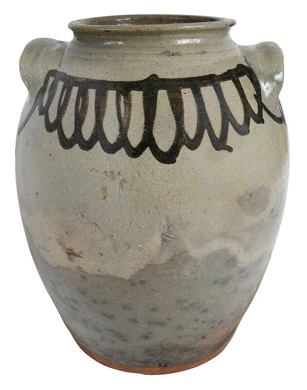 Appraisal: Thomas Chandler Attributed Edgefield Storage Jar likely made at Kirksey's