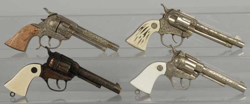 Appraisal: Lot of TV Western Character Cap Guns Description Includes Rin