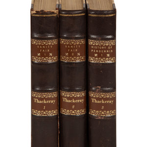 Appraisal: BINDINGS The Complete Works of William Makepeace Thackery Centenary Biographical