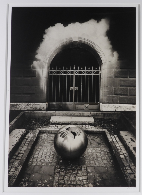 Appraisal: JERRY N UELSMANN PLATINUM PORTFOILO SURREAL PHOTO Michigan b Untitled