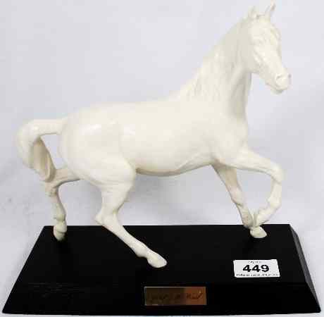 Appraisal: Royal Doulton Spirit of the Wind DA on Wooden Plinth