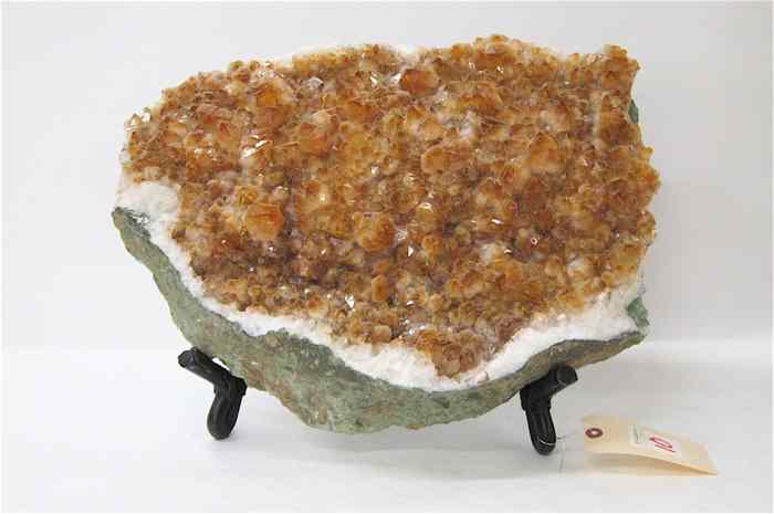 Appraisal: BRAZILIAN CITRINE QUARTZ CAVE GEODE from Brazil's Rio Grande dol