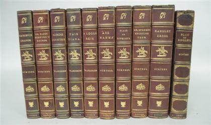 Appraisal: vols English Sporting Books Surtees Robert Smith Plain or Ringlets