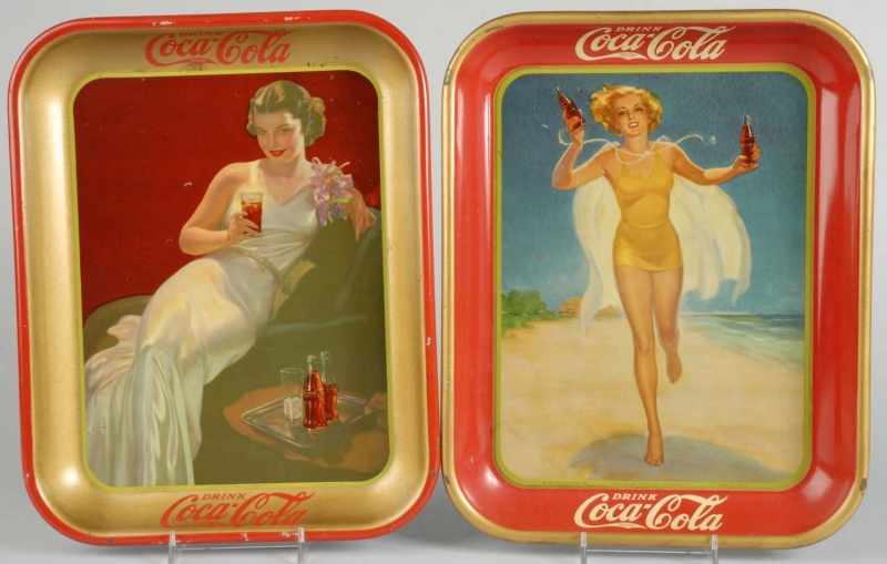 Appraisal: Lot of s Coca-Cola Serving Trays Description Includes one tray