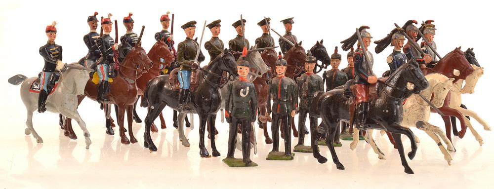 Appraisal: COLLECTION OF LOOSE BRITAINS INCLUDING POSTWAR KING ROYAL RIFLE CORPS