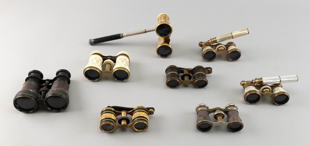 Appraisal: EIGHT PAIRS OF OPERA GLASSES LATE TH EARLY TH CENTURY