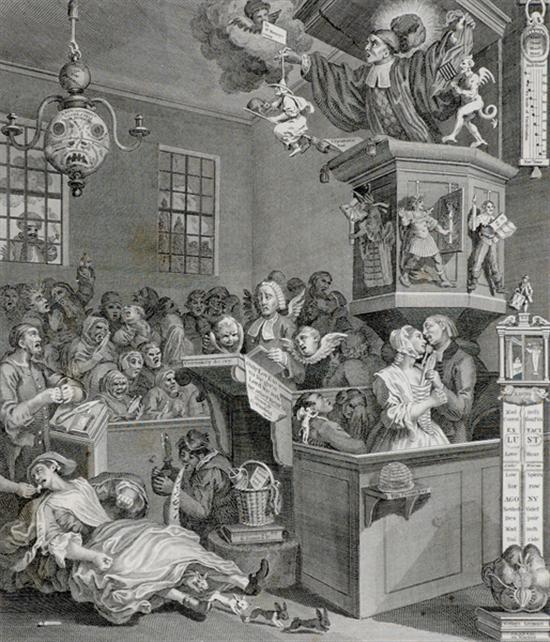 Appraisal: William Hogarth after British - CREDULITY SUPERSTITION AND FANATICISM A