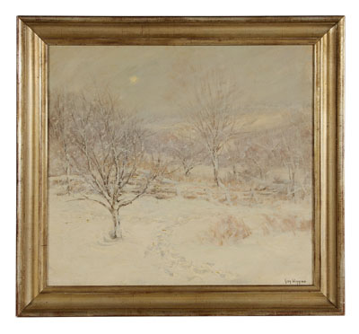 Appraisal: Guy Carleton Wiggins New York Connecticut - Sunlight and Snow