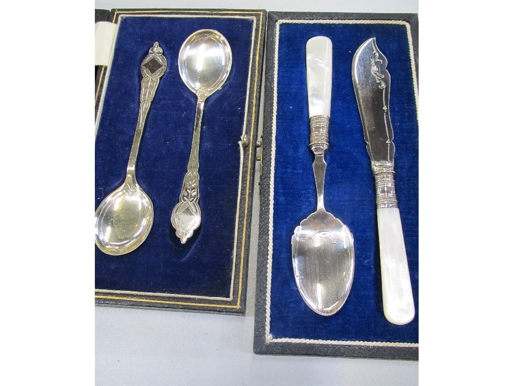 Appraisal: Lot comprising four cutlery sets