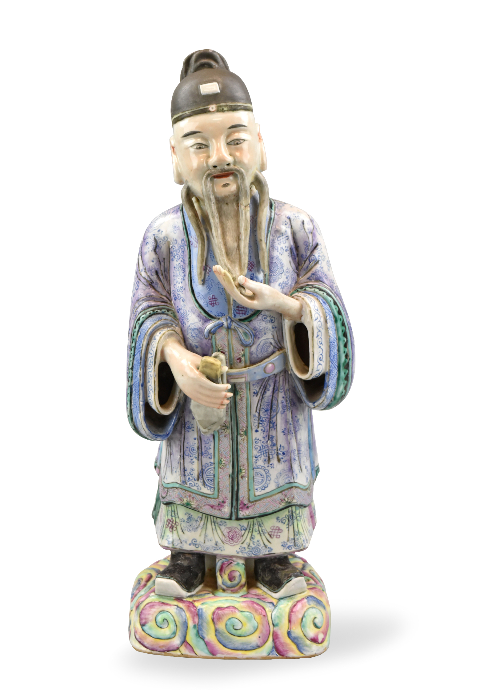 Appraisal: A Chinese famille rose figure of an Old Deity an