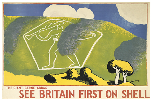 Appraisal: FRANK DOBSON SEE BRITAIN FIRST ON SHELL Circa x inches