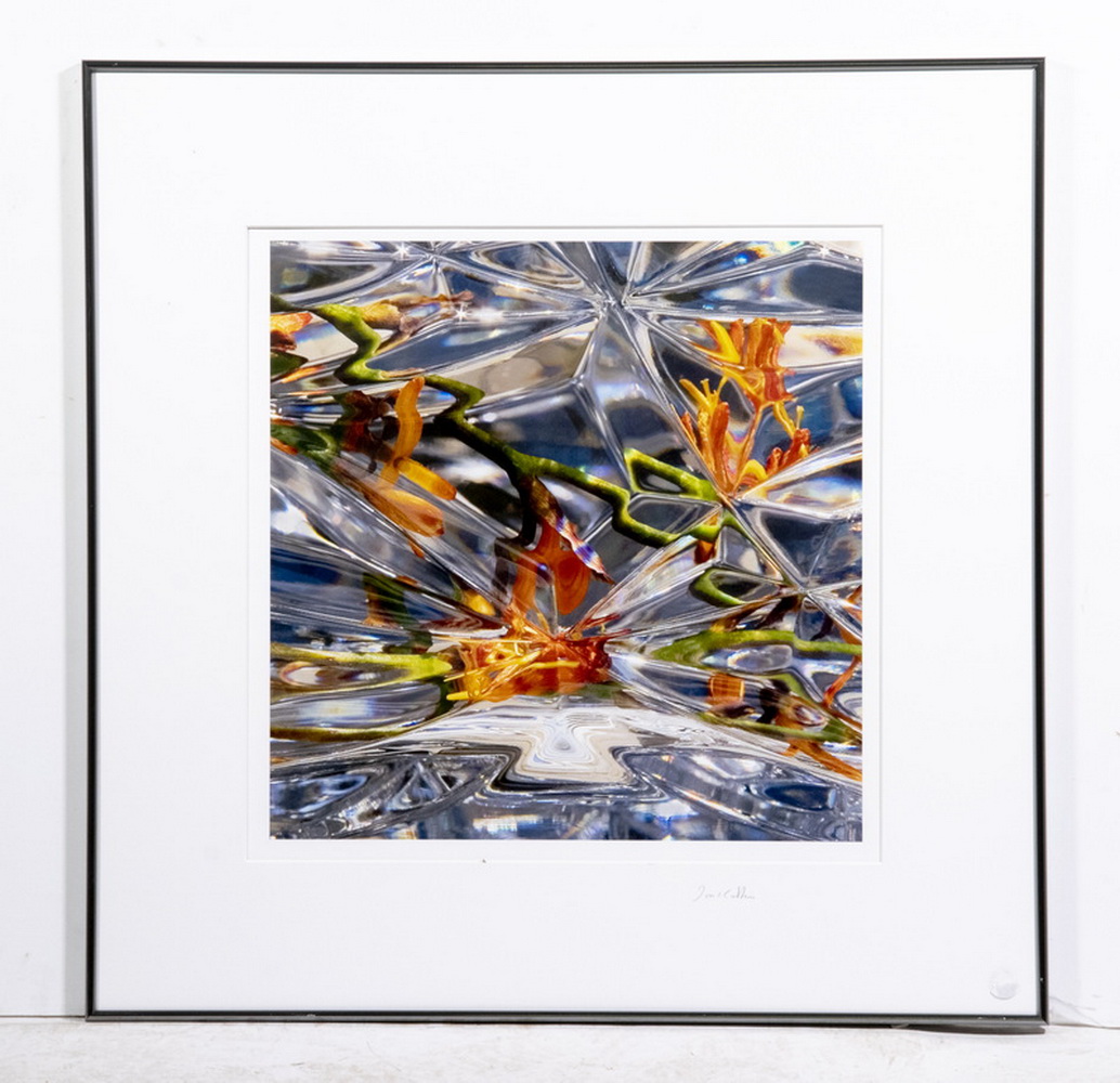 Appraisal: JON KOLKIN ME NC - Orange Burst digital photographic print