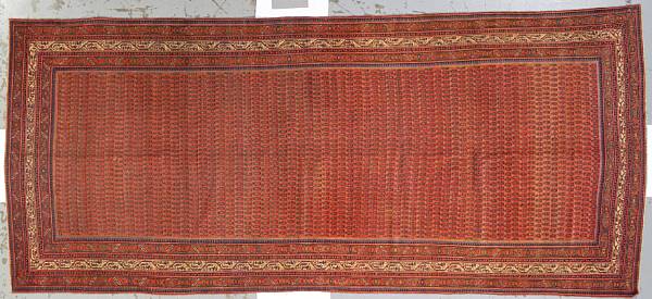 Appraisal: A Seraband long carpet Northwest Persia circa size approximately ft