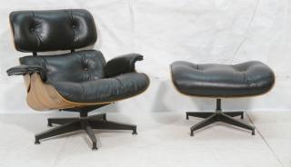 Appraisal: HERMAN MILLER Light Rosewood Lounge Chair Ottom HERMAN MILLER Light