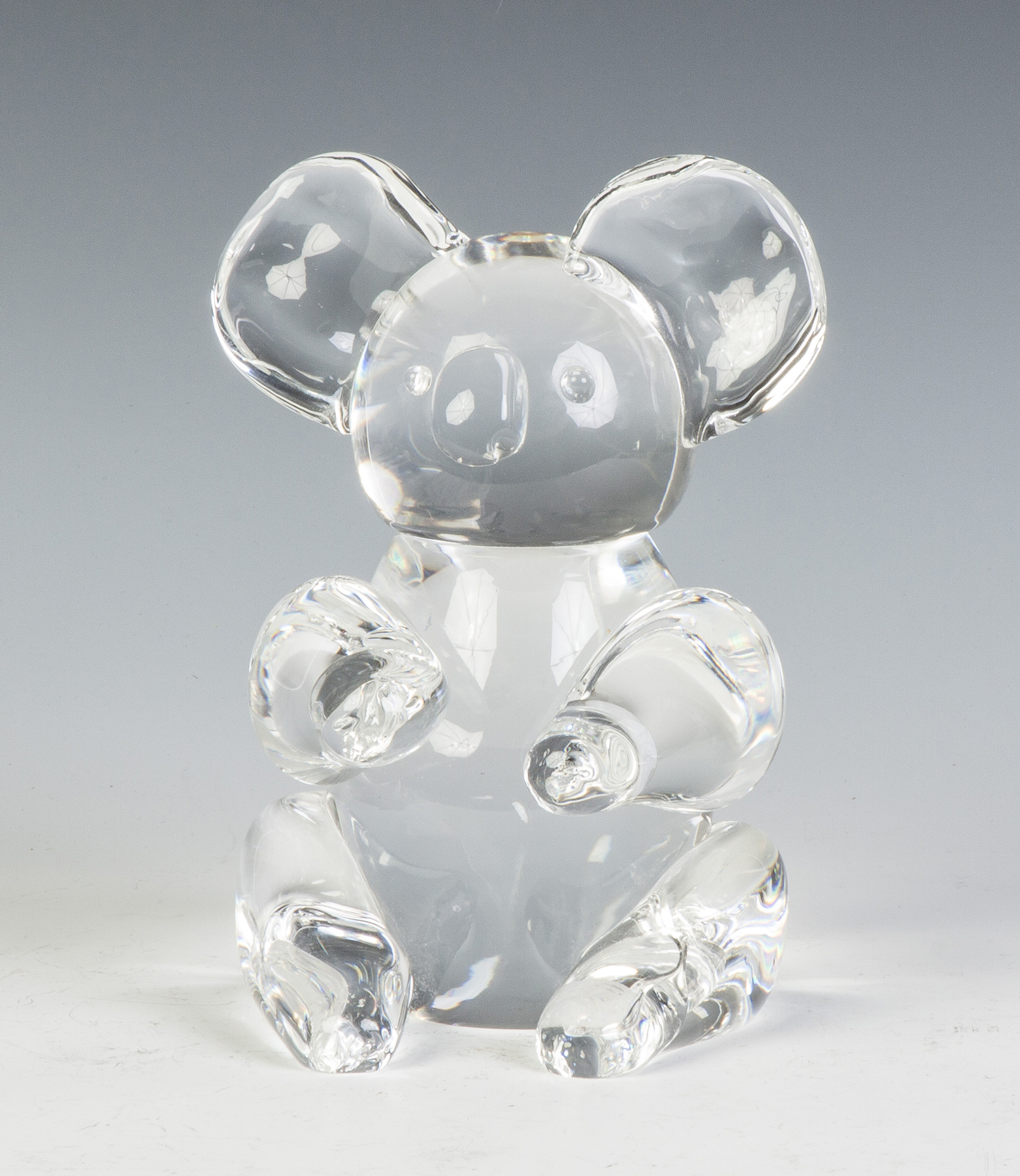 Appraisal: Oversized Steuben Crystal Koala Bear Sgn Steuben