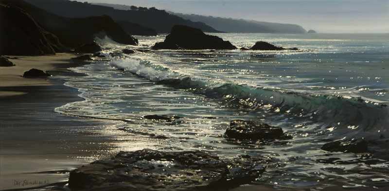 Appraisal: Peter Ellenshaw - Santa Barbara CA Cresting Wave