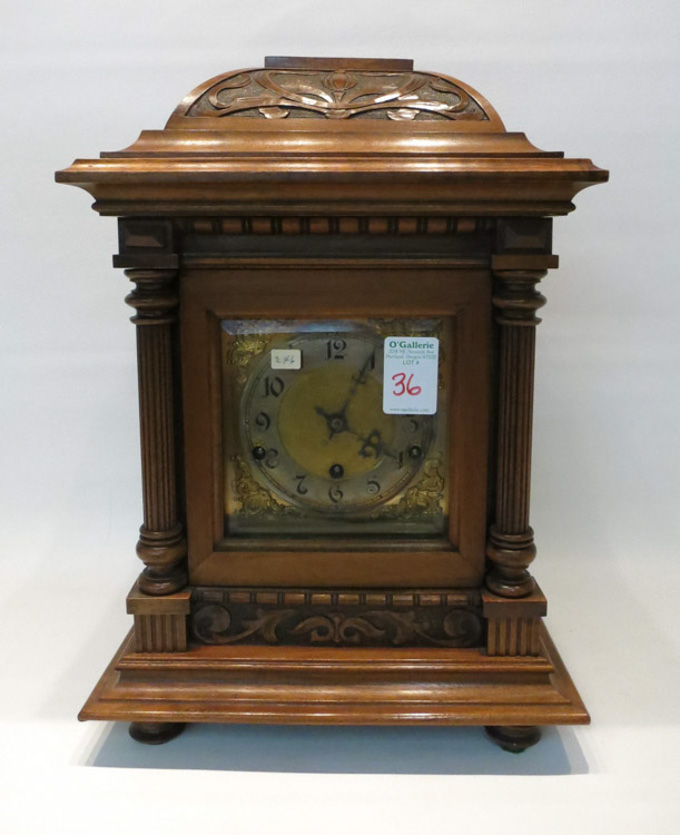 Appraisal: GERMAN BRACKET CLOCK BY KIENZLE eight day spring wound time