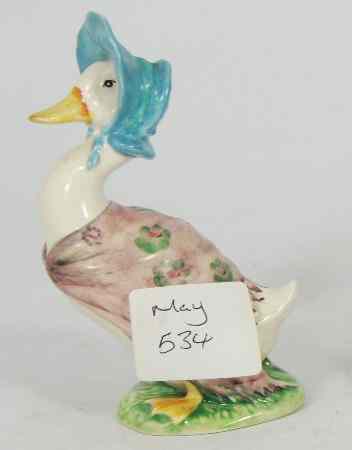 Appraisal: Beswick Beatrix Potter Figure Jemima Puddle Duck with Early Gold