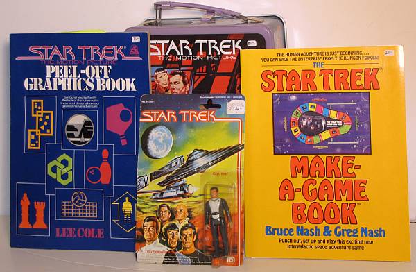 Appraisal: Star Trek Grouping An accumulation of Star Trek memorabilia includes