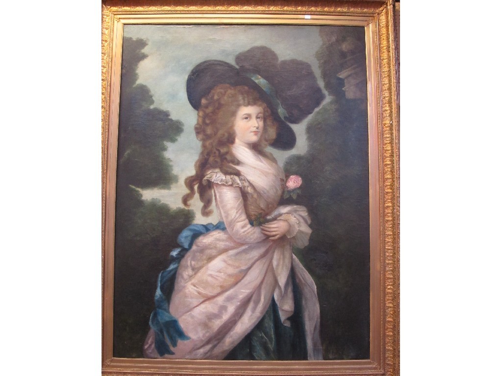 Appraisal: After THOMAS GAINSBOROUGH Oil on canvas 'The Duchess of Devonshire'