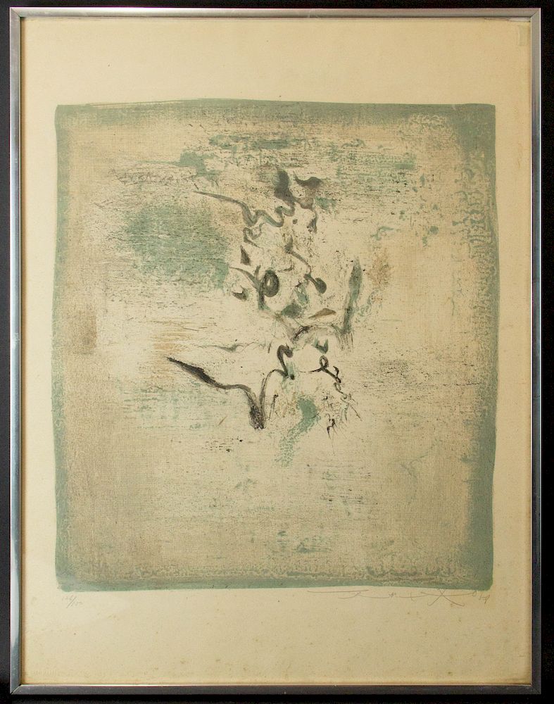 Appraisal: ZAO WOU-KI Zhao Wuji France China - Composition no untitled