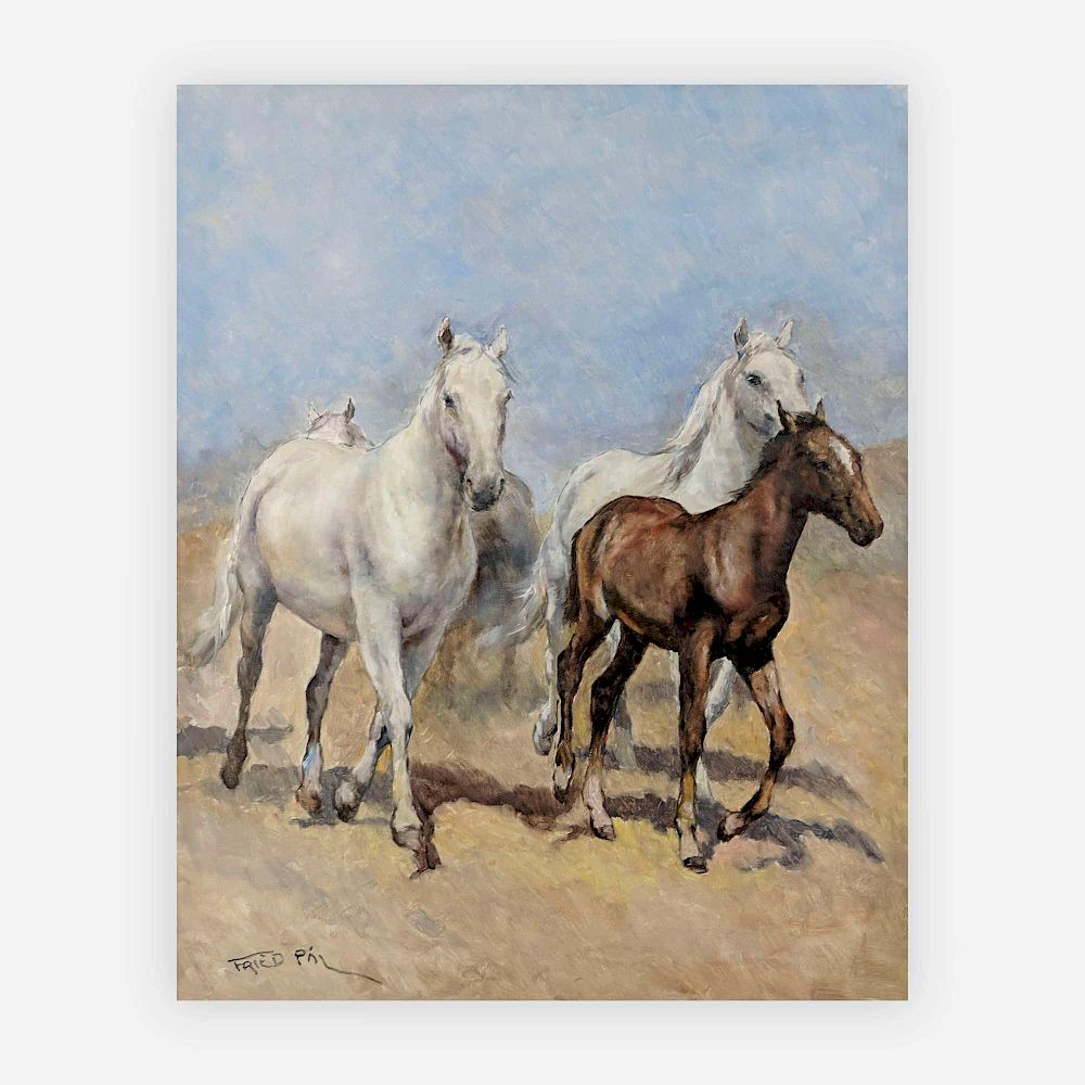 Appraisal: P l Fried - Four Horses II Lot P l